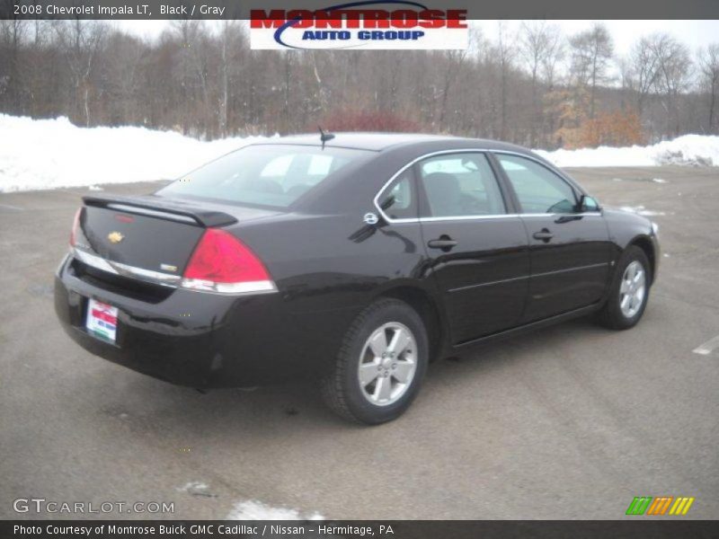 Black / Gray 2008 Chevrolet Impala LT
