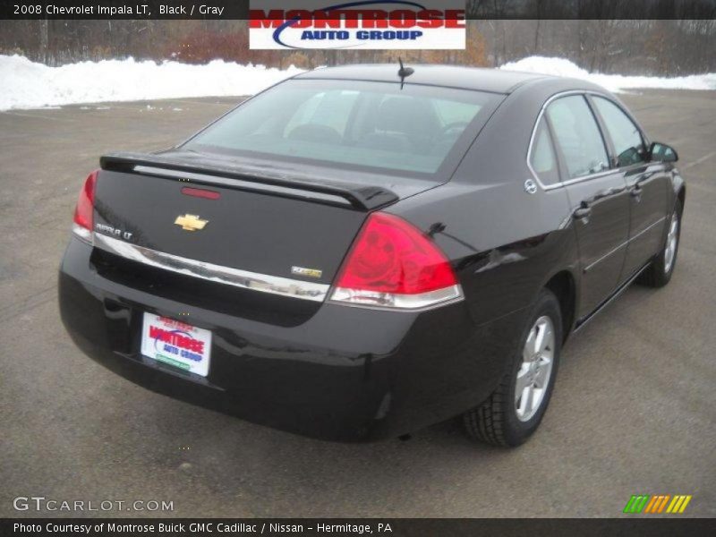 Black / Gray 2008 Chevrolet Impala LT