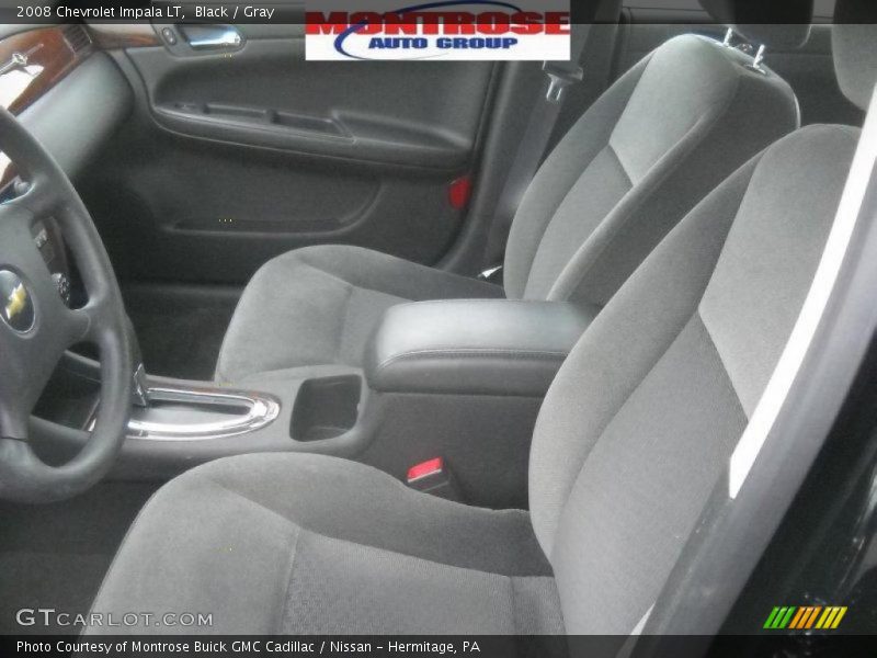 Black / Gray 2008 Chevrolet Impala LT