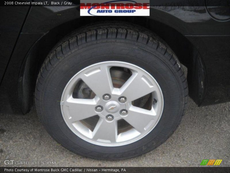 Black / Gray 2008 Chevrolet Impala LT