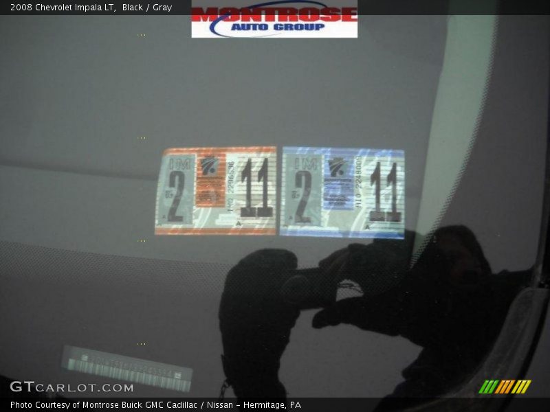 Black / Gray 2008 Chevrolet Impala LT