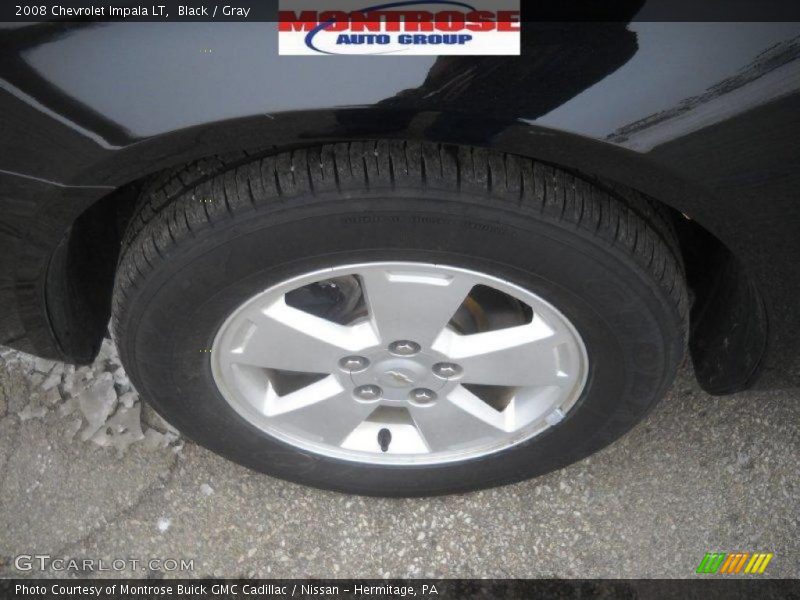 Black / Gray 2008 Chevrolet Impala LT