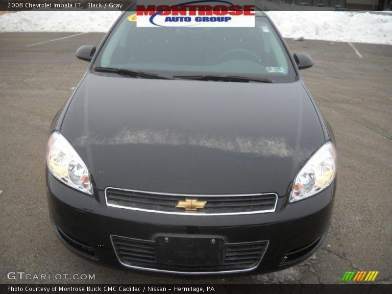 Black / Gray 2008 Chevrolet Impala LT