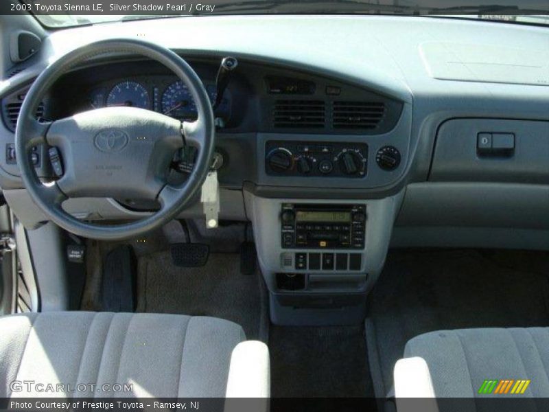 Silver Shadow Pearl / Gray 2003 Toyota Sienna LE