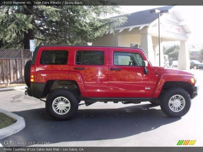 Solar Flare Metallic / Ebony Black 2008 Hummer H3