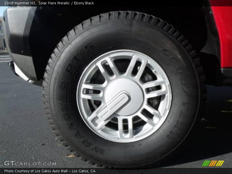 Solar Flare Metallic / Ebony Black 2008 Hummer H3