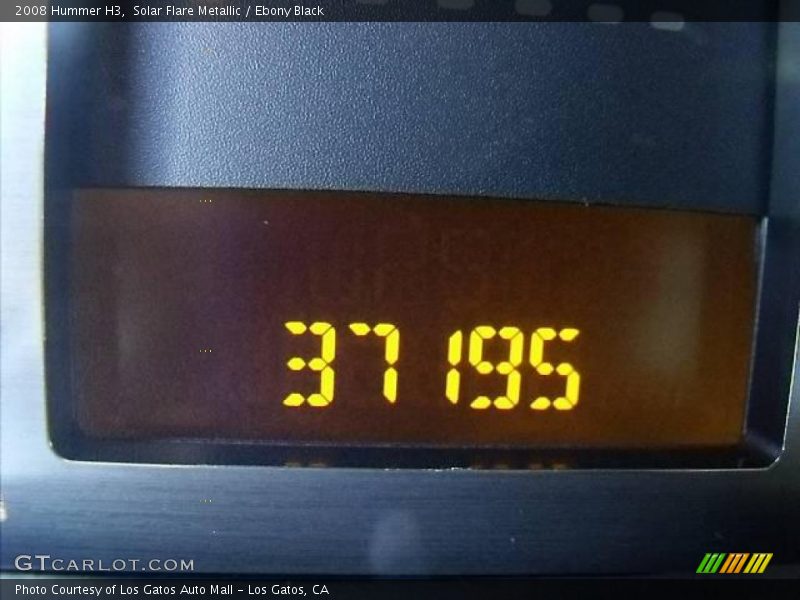 Solar Flare Metallic / Ebony Black 2008 Hummer H3