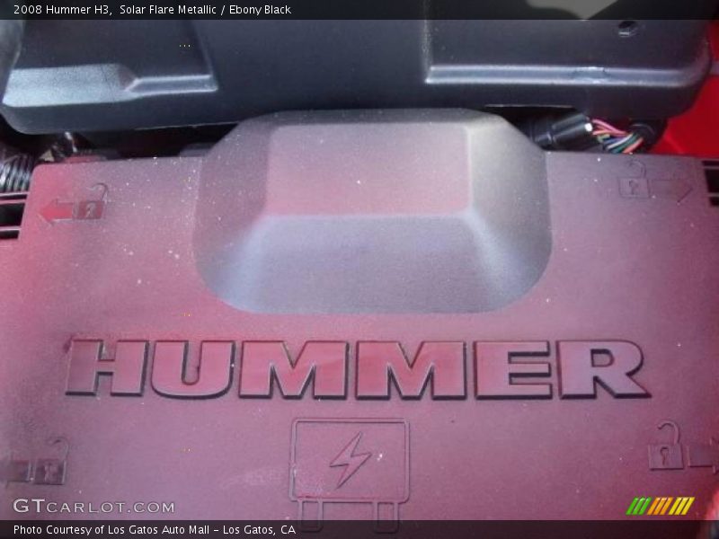 Solar Flare Metallic / Ebony Black 2008 Hummer H3