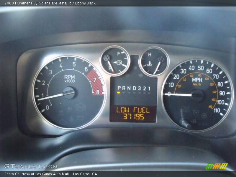 Solar Flare Metallic / Ebony Black 2008 Hummer H3