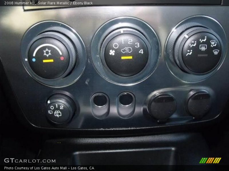 Solar Flare Metallic / Ebony Black 2008 Hummer H3
