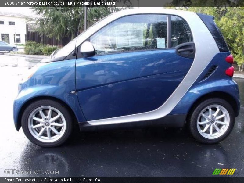 Blue Metallic / Design Black 2008 Smart fortwo passion coupe