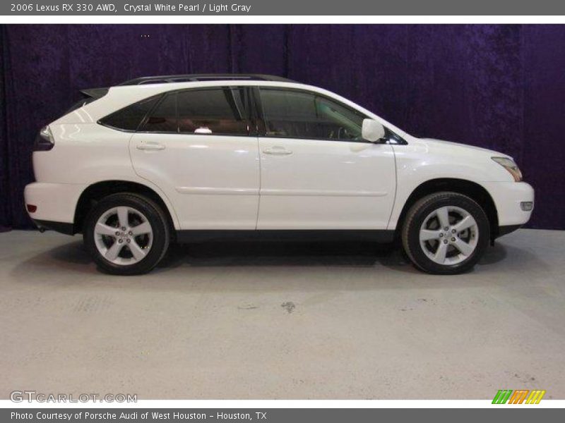 Crystal White Pearl / Light Gray 2006 Lexus RX 330 AWD