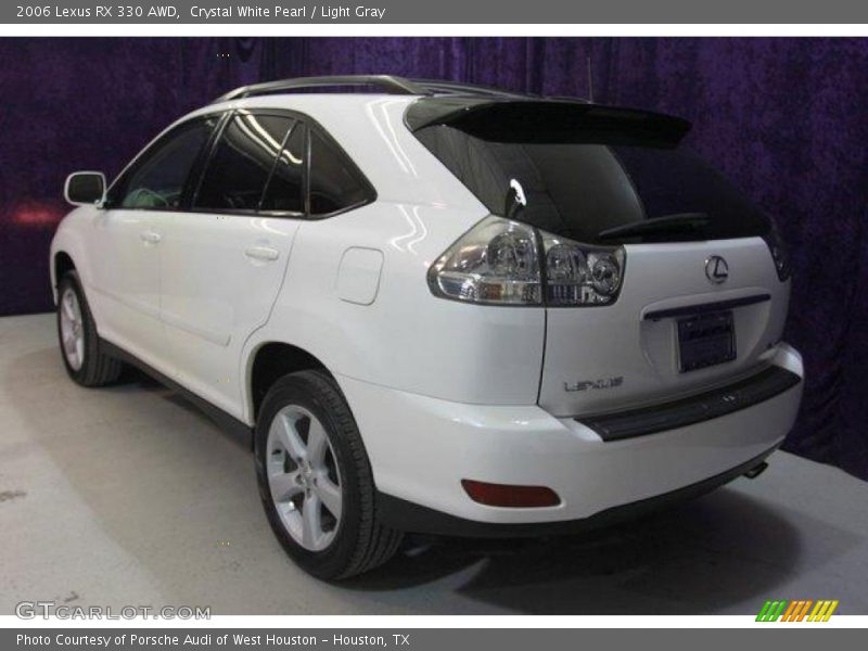 Crystal White Pearl / Light Gray 2006 Lexus RX 330 AWD