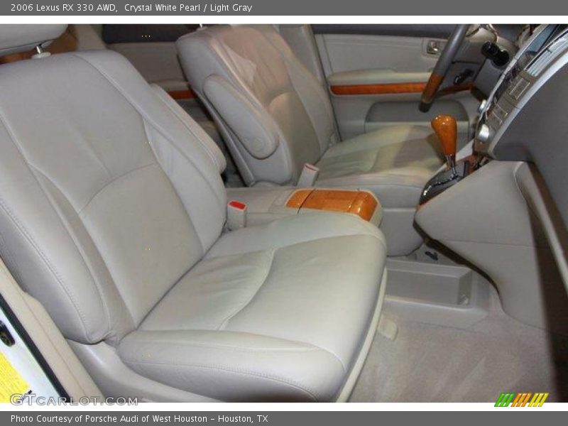 Crystal White Pearl / Light Gray 2006 Lexus RX 330 AWD