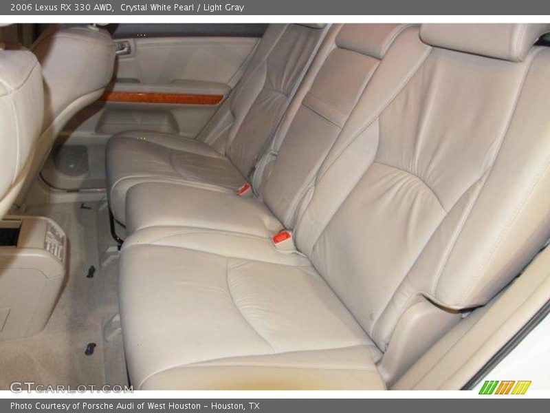 Crystal White Pearl / Light Gray 2006 Lexus RX 330 AWD