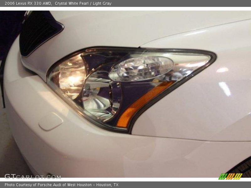 Crystal White Pearl / Light Gray 2006 Lexus RX 330 AWD