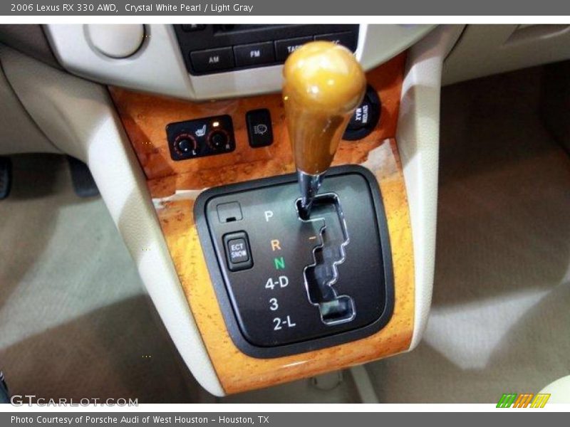 Crystal White Pearl / Light Gray 2006 Lexus RX 330 AWD