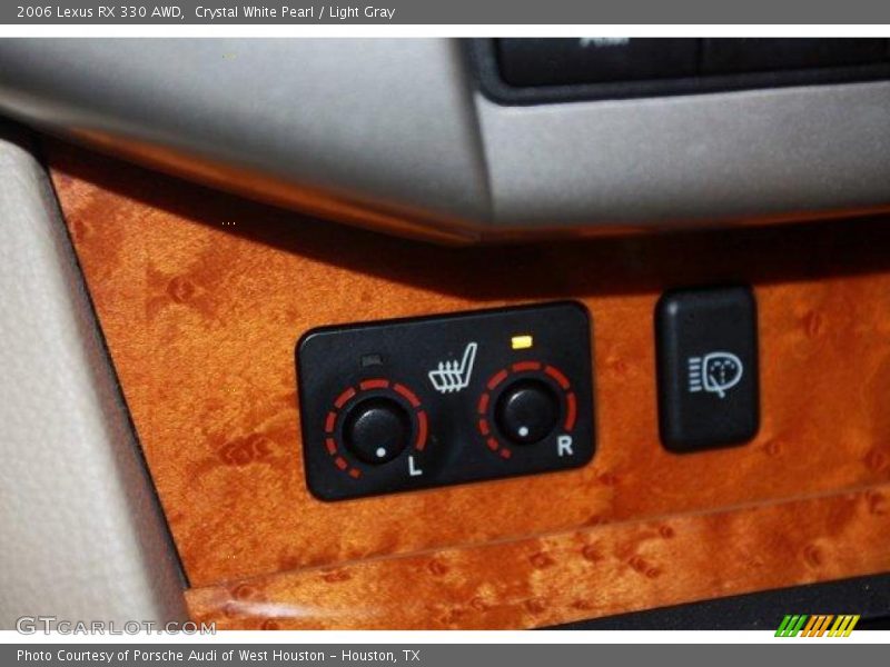 Crystal White Pearl / Light Gray 2006 Lexus RX 330 AWD