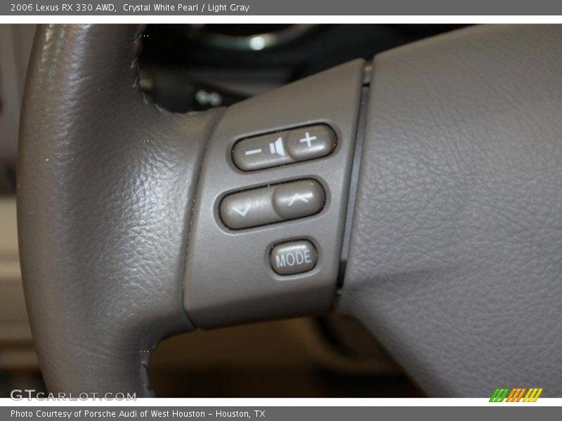 Crystal White Pearl / Light Gray 2006 Lexus RX 330 AWD