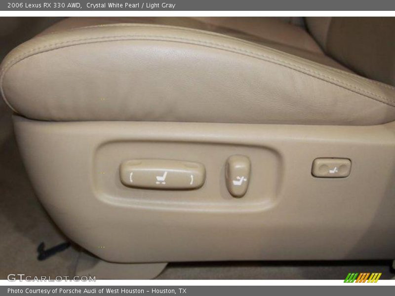 Crystal White Pearl / Light Gray 2006 Lexus RX 330 AWD