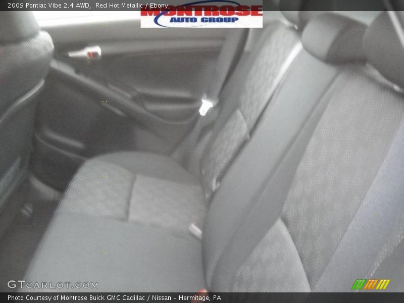 Red Hot Metallic / Ebony 2009 Pontiac Vibe 2.4 AWD