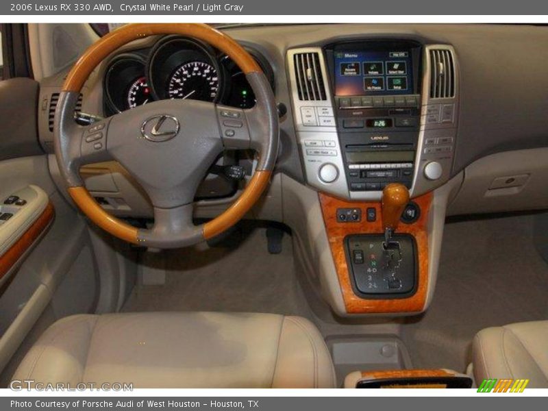 Crystal White Pearl / Light Gray 2006 Lexus RX 330 AWD