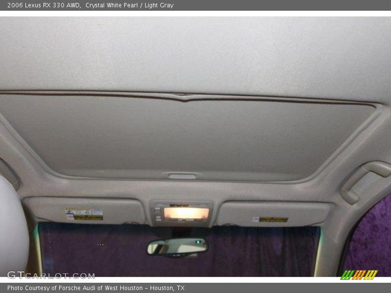 Crystal White Pearl / Light Gray 2006 Lexus RX 330 AWD
