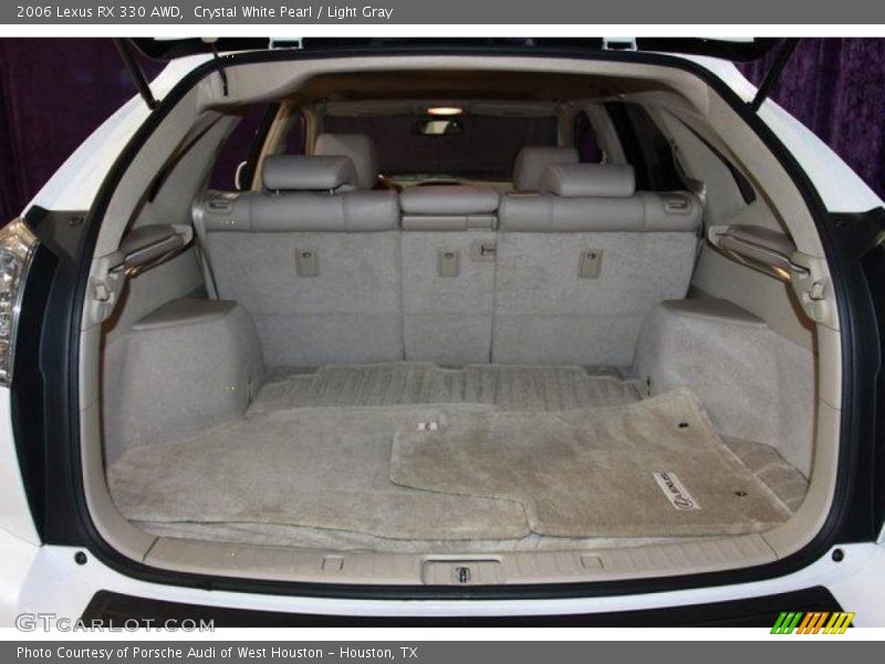Crystal White Pearl / Light Gray 2006 Lexus RX 330 AWD