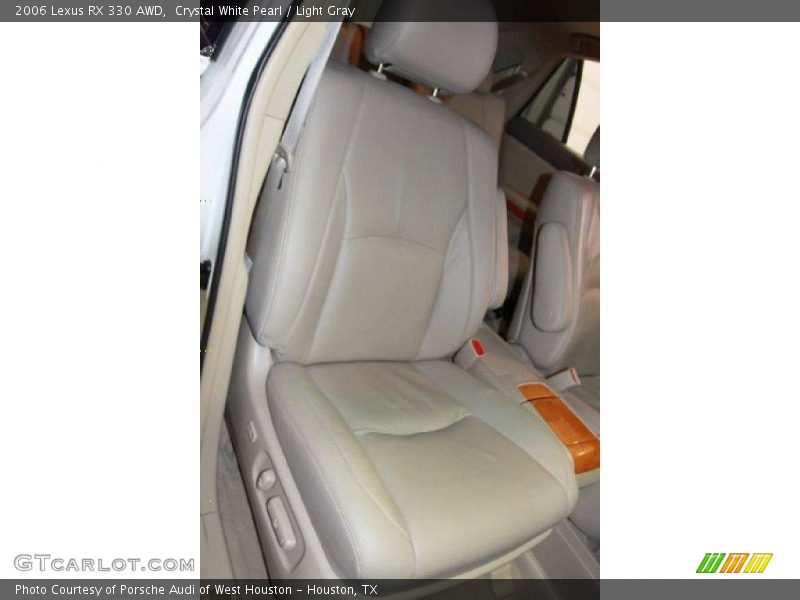 Crystal White Pearl / Light Gray 2006 Lexus RX 330 AWD