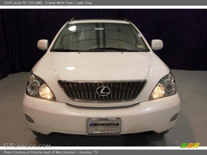 Crystal White Pearl / Light Gray 2006 Lexus RX 330 AWD