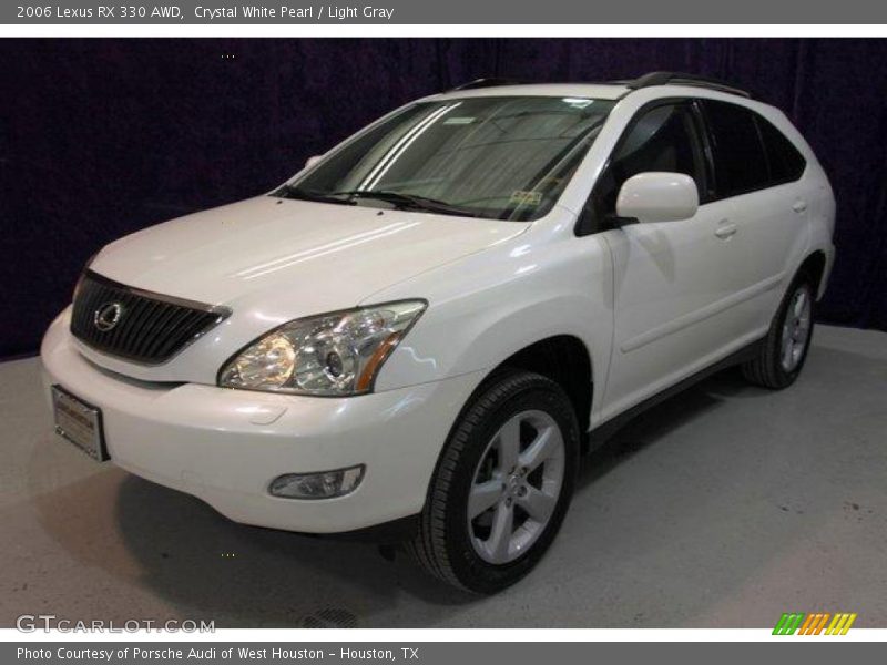 Crystal White Pearl / Light Gray 2006 Lexus RX 330 AWD