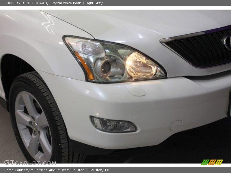 Crystal White Pearl / Light Gray 2006 Lexus RX 330 AWD