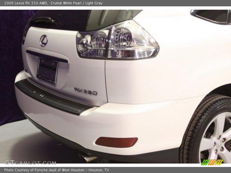 Crystal White Pearl / Light Gray 2006 Lexus RX 330 AWD