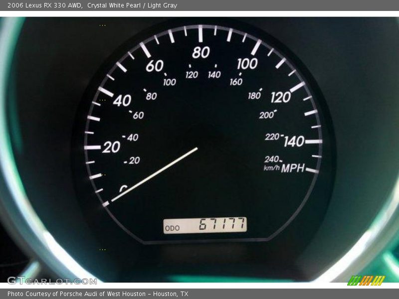 Crystal White Pearl / Light Gray 2006 Lexus RX 330 AWD