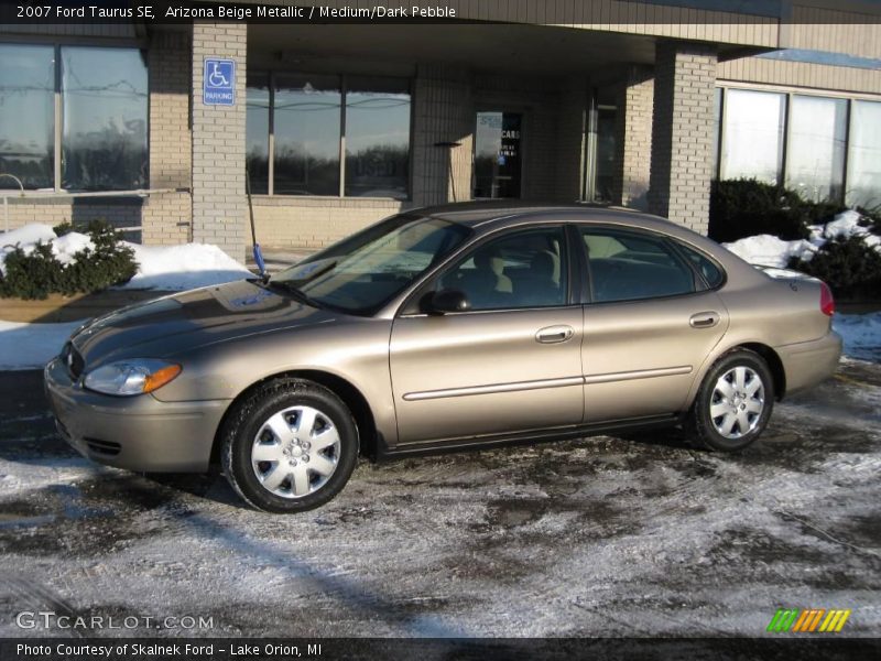 Arizona Beige Metallic / Medium/Dark Pebble 2007 Ford Taurus SE