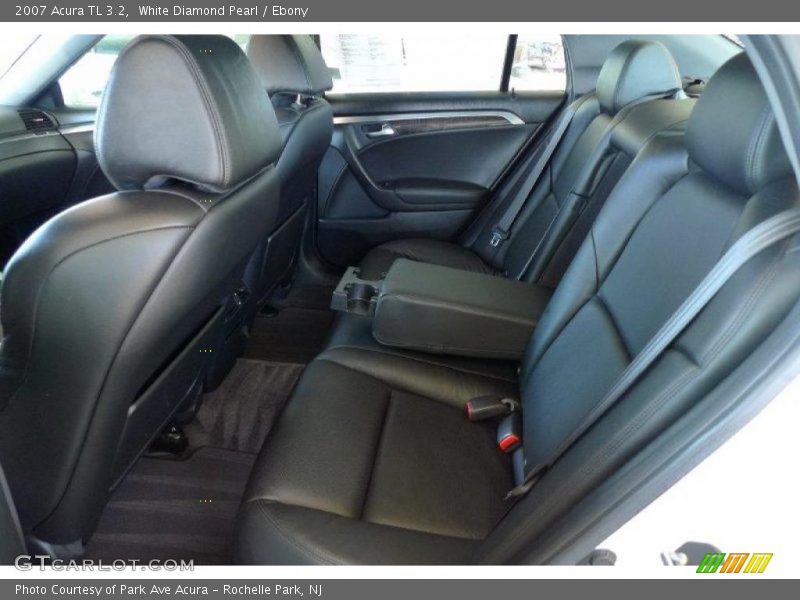 White Diamond Pearl / Ebony 2007 Acura TL 3.2