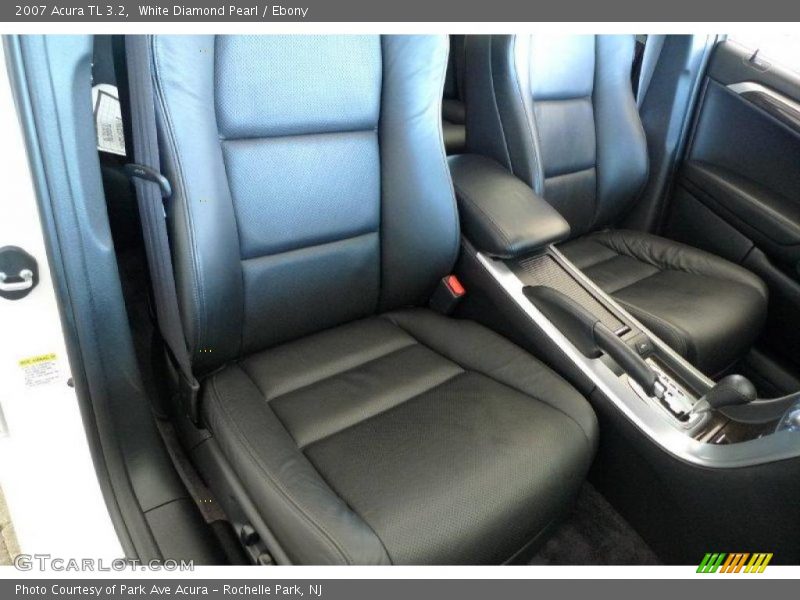 White Diamond Pearl / Ebony 2007 Acura TL 3.2