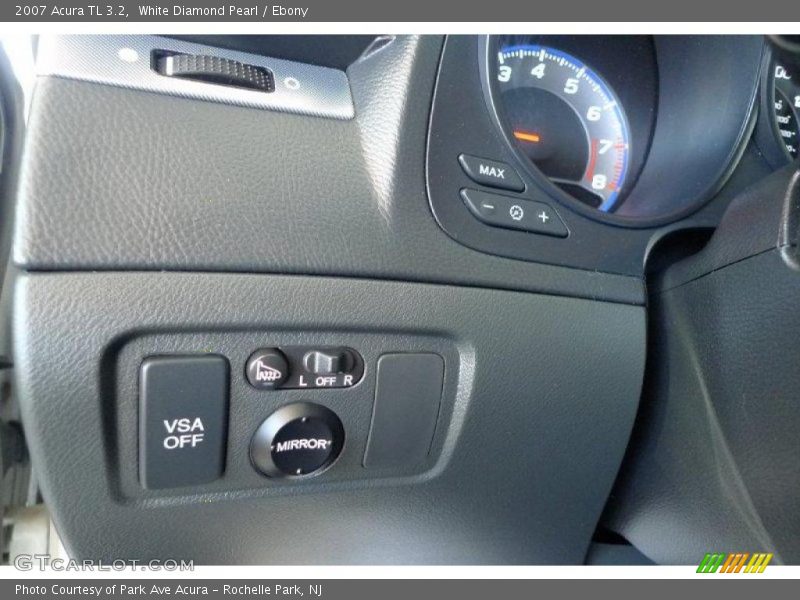 White Diamond Pearl / Ebony 2007 Acura TL 3.2