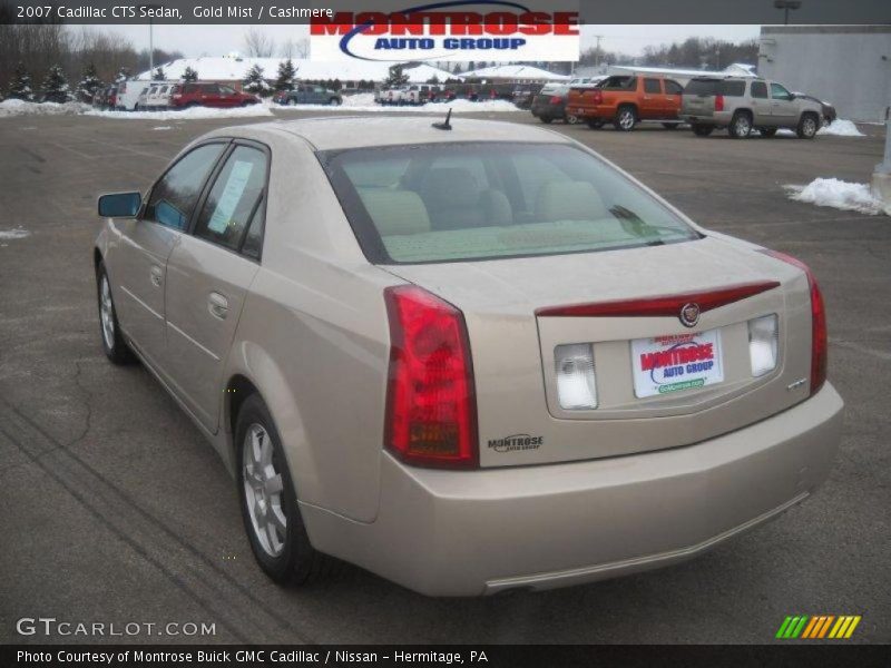 Gold Mist / Cashmere 2007 Cadillac CTS Sedan
