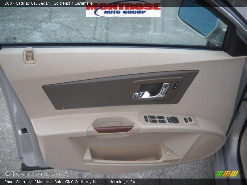 Gold Mist / Cashmere 2007 Cadillac CTS Sedan