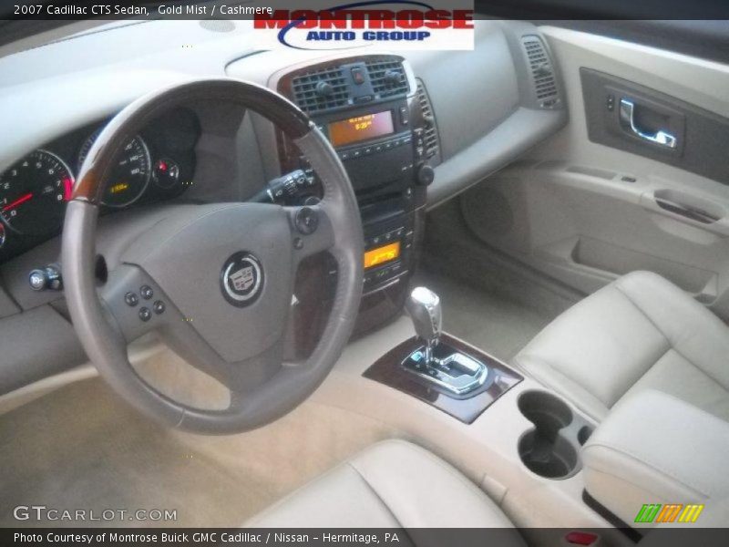 Gold Mist / Cashmere 2007 Cadillac CTS Sedan