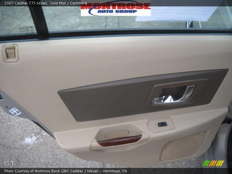 Gold Mist / Cashmere 2007 Cadillac CTS Sedan