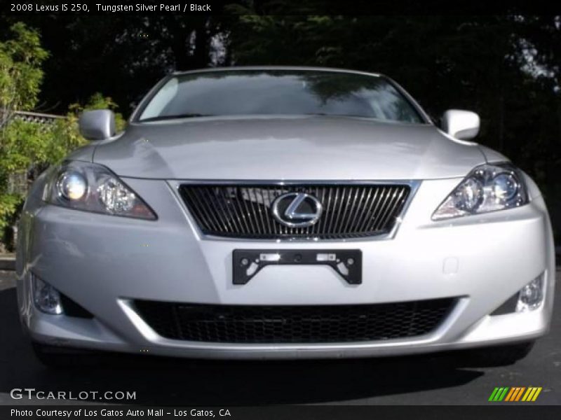 Tungsten Silver Pearl / Black 2008 Lexus IS 250