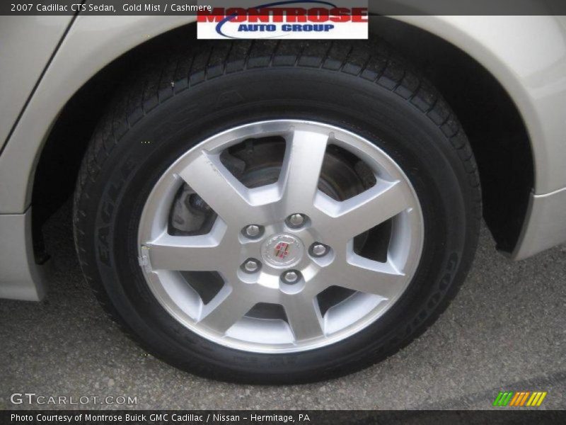Gold Mist / Cashmere 2007 Cadillac CTS Sedan