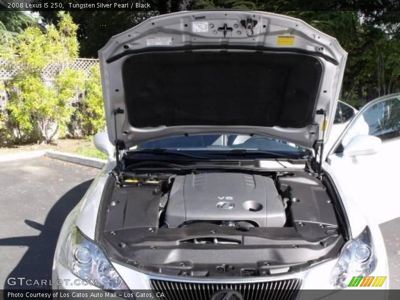 Tungsten Silver Pearl / Black 2008 Lexus IS 250