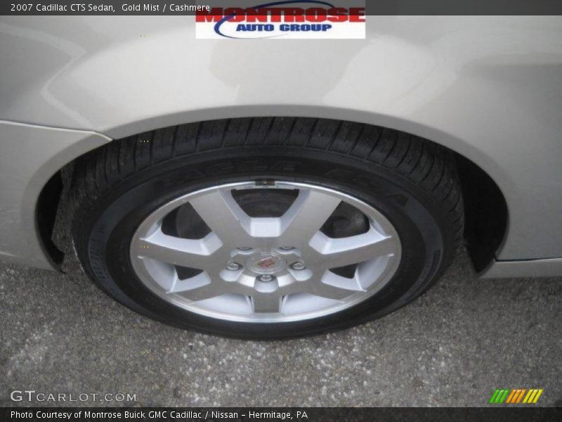 Gold Mist / Cashmere 2007 Cadillac CTS Sedan