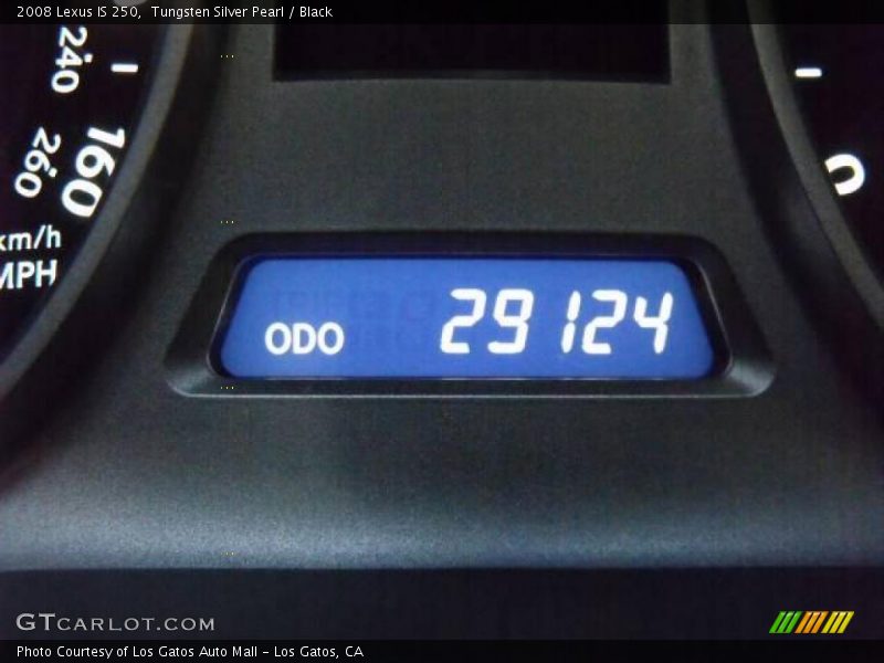 Tungsten Silver Pearl / Black 2008 Lexus IS 250