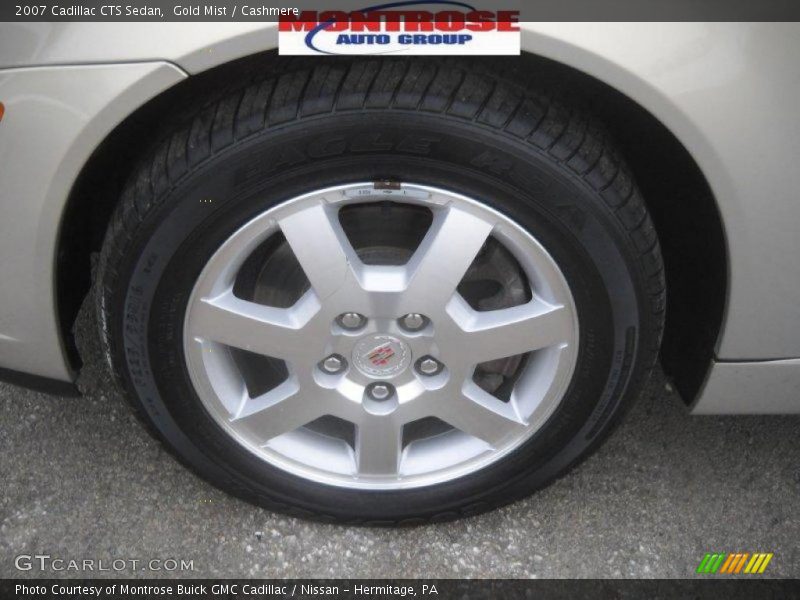 Gold Mist / Cashmere 2007 Cadillac CTS Sedan