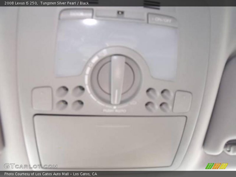 Tungsten Silver Pearl / Black 2008 Lexus IS 250