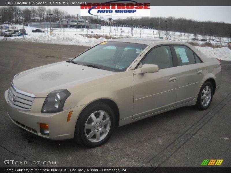 Gold Mist / Cashmere 2007 Cadillac CTS Sedan
